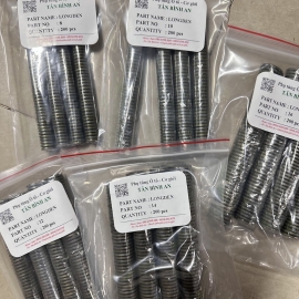 Long đền chắn dầu chất liệu sắt có viền cao su