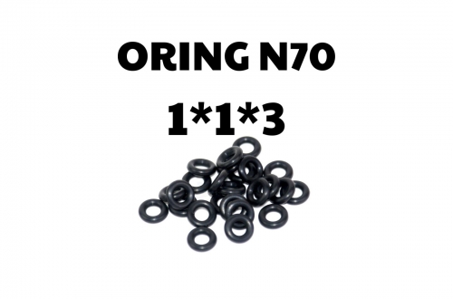 Oring NBR 70 độ dày 1mm, lỗ trong 1mm 