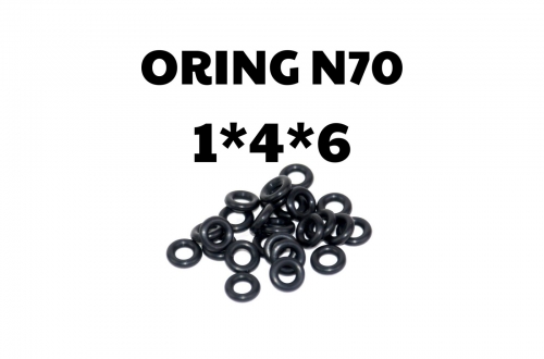 Oring NBR 70 độ dày 1mm, lỗ trong 4mm 