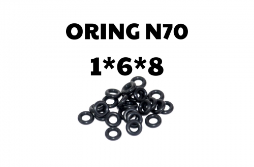 Oring NBR 70 độ dày 1mm, lỗ trong 6mm   