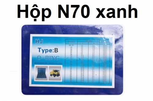 Hộp oring 30 size NBR70 màu xanh