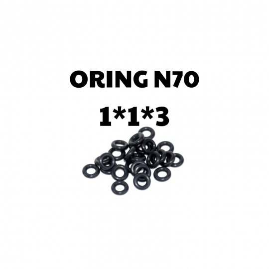 Oring NBR 70 độ dày 1mm, lỗ trong 1mm 