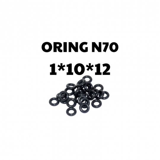 Oring NBR 70 độ dày 1mm, lỗ trong 10mm 