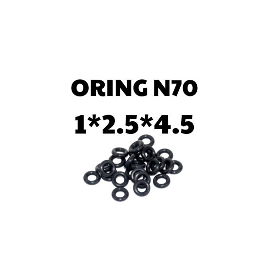 Oring NBR 70 độ dày 1mm, lỗ trong 2.5mm 