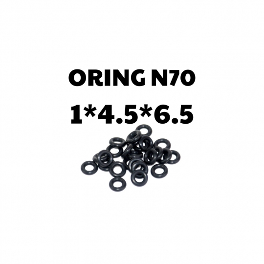 Oring NBR 70 độ dày 1mm, lỗ trong 4.5mm 