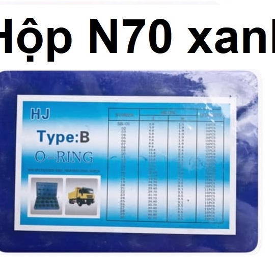 Hộp oring 30 size NBR70 màu xanh